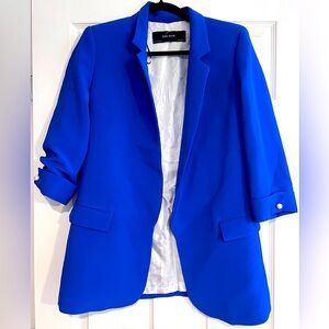 Zara blue blazer.